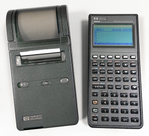 My HP-48SX calculator and 82240A printer