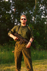 Me in 1990 during a training exercise in Sweden.